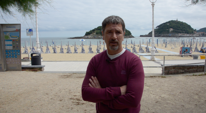 Aitor López Rekarte, durante la entrevista con ElDesmarque (Foto: ElDesmarque).