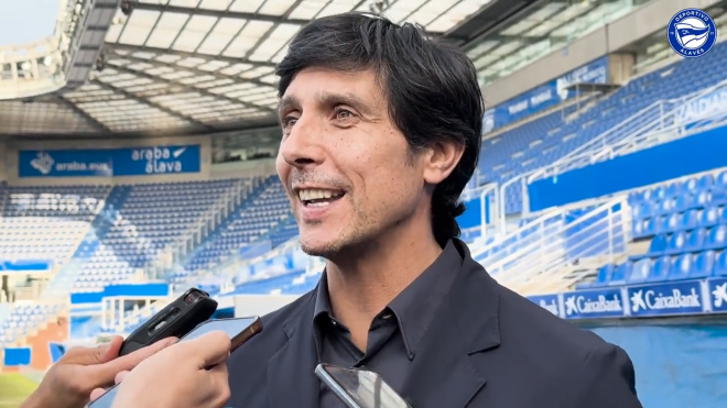 Sergio Fernández, seguirá liderando el proyecto deportivo albiazul (Foto: Vídeo Youtube Alavés)