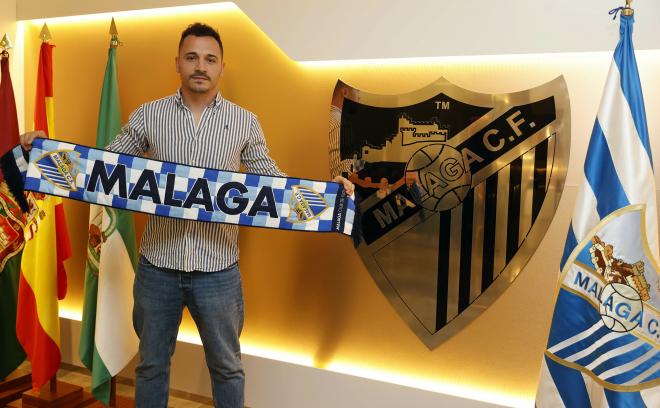 Alfonso Herrero, nuevo guardameta del Málaga para las próximas tres campañas. (Foto: MCF)