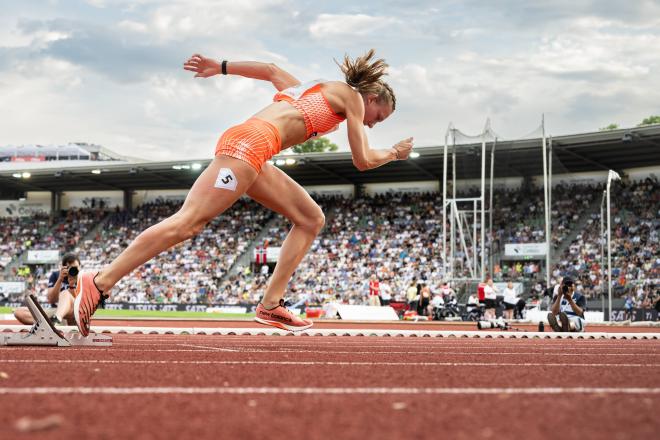La neerlandesa Femke Bol en los 400 metros (Foto: Cordon Press).