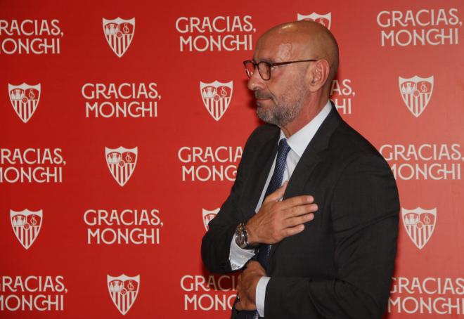 Monchi, en su despedida del Sevilla.