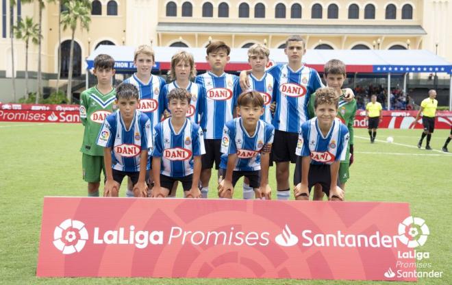 Los chicos del Espanyol en LaLiga Promises.