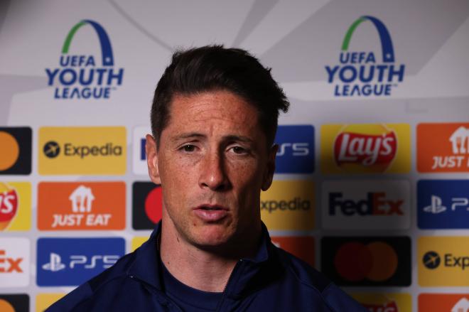 Fernando Torres, en la Youth League. (Cordon Press)