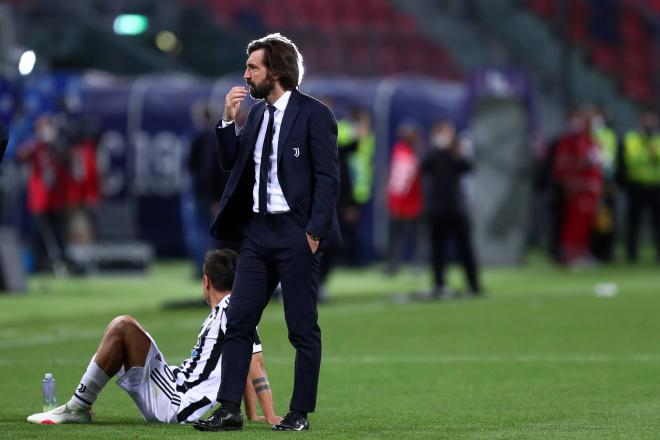 Andrea Pirlo como entrenador en su etapa con la Juventus de Turín (Foto: Cordon Press)