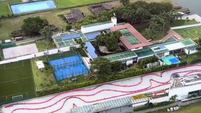 Neymar y los secretos de su nueva mansión en Brasil: de un lago artificial a una pista de karts