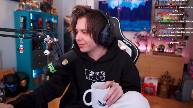 Rubius, con una camiseta especial de MadKat ft Naruto