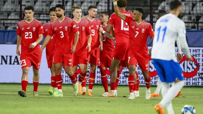 Suiza se puso por delante ante Francia. Fuente: EFE.