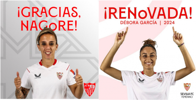 Nagore deja el Sevilla y Débora García renueva (Foto: Sevilla FC)