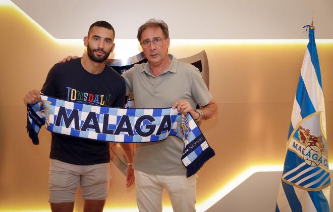 Einar Galilea, nuevo jugador del Málaga. (Foto: MCF)