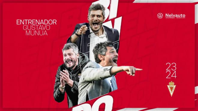 Munúa, nuevo entrenador del Real Murcia.