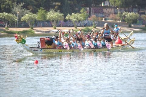 Las Dragonas, en el campeonato de Andalucía de 200 metros.