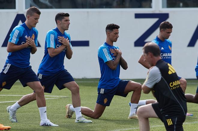 Maikel Mesa, en el inicio de pretemporada del Real Zaragoza (Foto: Dani Marzo).