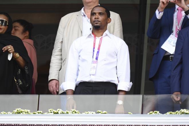 Samuel Eto'o, durante el Mundial de Qatar (Foto: Cordon Press).