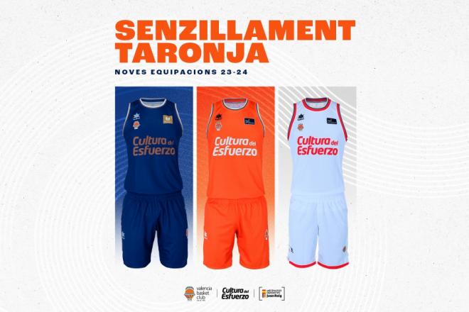 Valencia Basket estrena sus nuevas camisetas