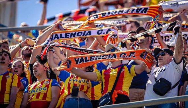 Afición del Valencia CF a domicilio