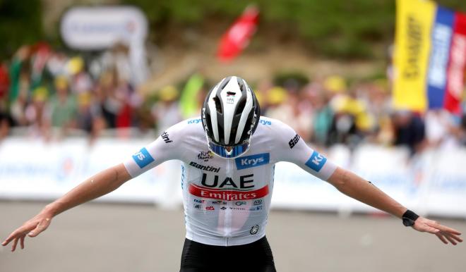 Pogacar, en el Tour de Francia (FOTO: EFE).