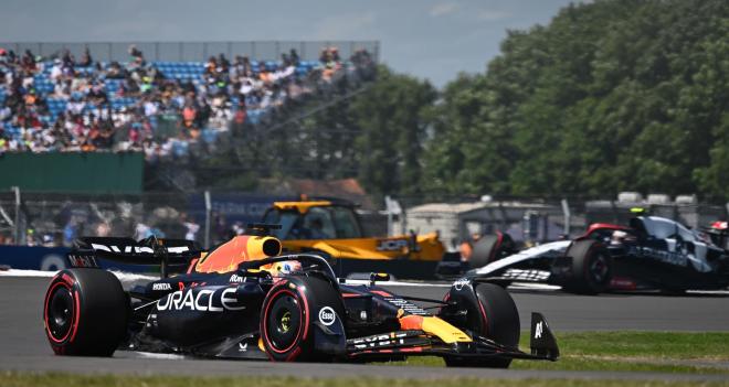 Verstappen, en el GP de Gran Bretaña (FOTO: EFE).
