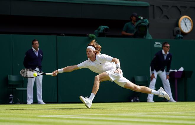 Andrey Rublev, ante Bublik en Wimbledon (Foto: Cordon Press).