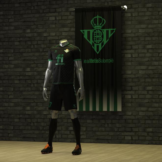 La camiseta negra del Betis (Foto: Graphitex)