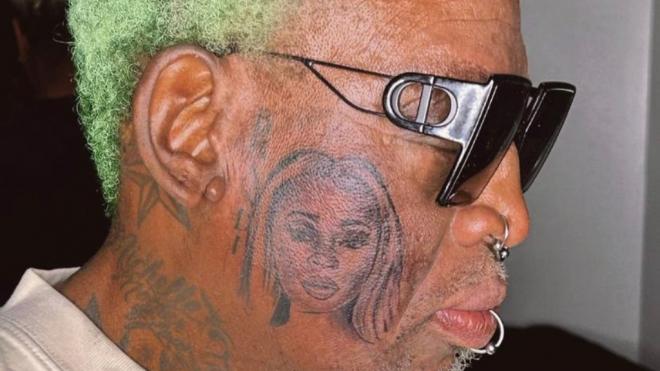 El nuevo tatuaje de Dennis Rodman