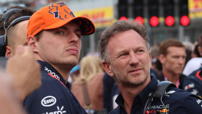 Christian Horner, junto a Verstappen en Silverstone (Cordon Press)