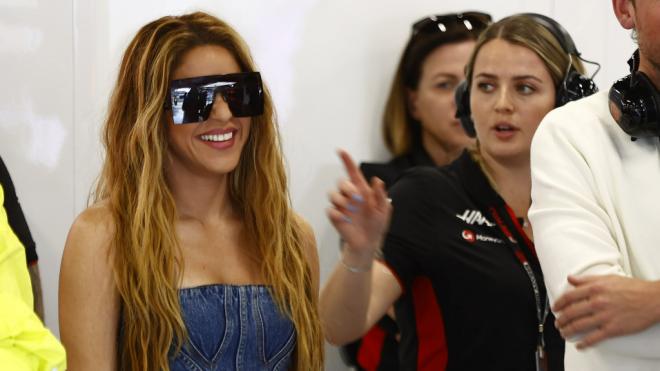 Shakira en el Gran Premio de Silverstone (Cordon Press)
