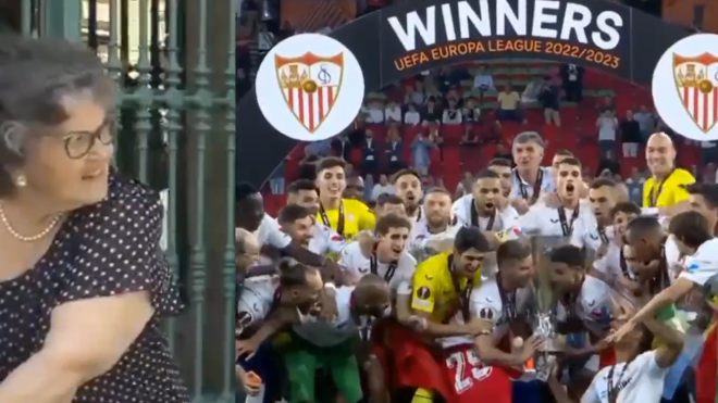 El meme del Sevilla con el vídeo de la reportera de Cádiz