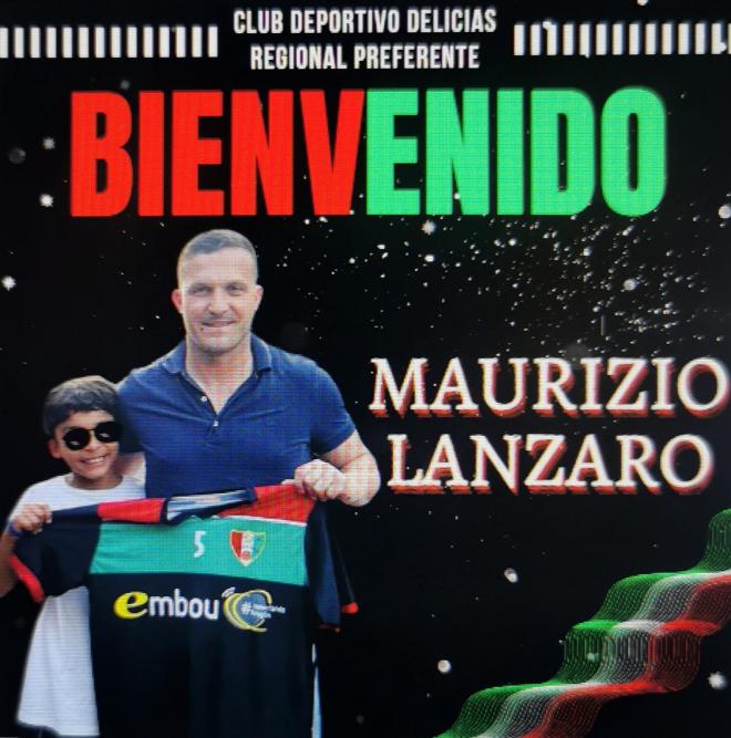 Maurizio Lanzaro volverá a jugar al fútbol (Foto: CD Delicias)