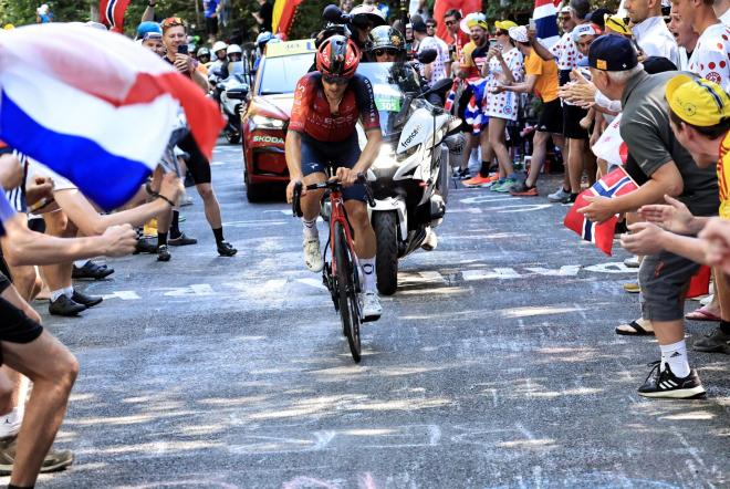 Michal Kwiatkowski, en el Tour de Francia (FOTO: Cordón Press).
