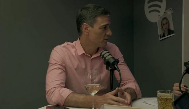 Pedro Sánchez durante la entrevista (Redes Sociales)