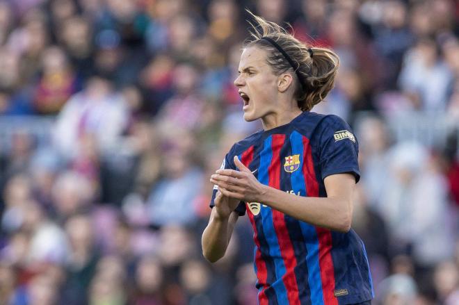 Irene Paredes, en un partido con el FC Barcelona (Foto: Cordon Press).
