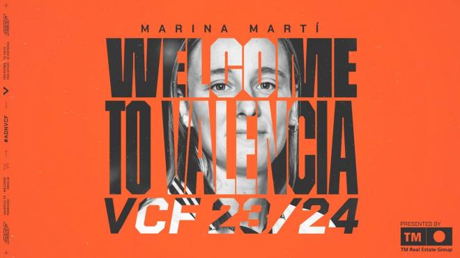 El VCF Femenino ficha a Marina Martí hasta 2025