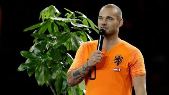 sSneijder, en un partido con Países Bajos  (@wesleysneijder)