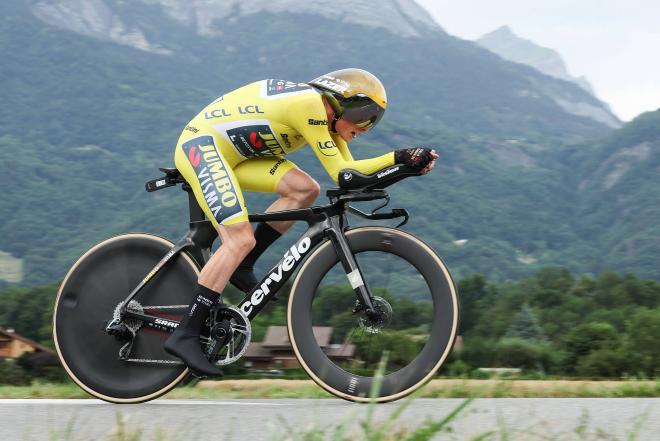 Vingegaard, en la crono del Tour de Francia (Foto: Cordón Press).