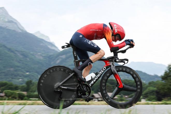 Carlos Rodríguez, en la crono del Tour de Francia (Foto: Cordon Press).