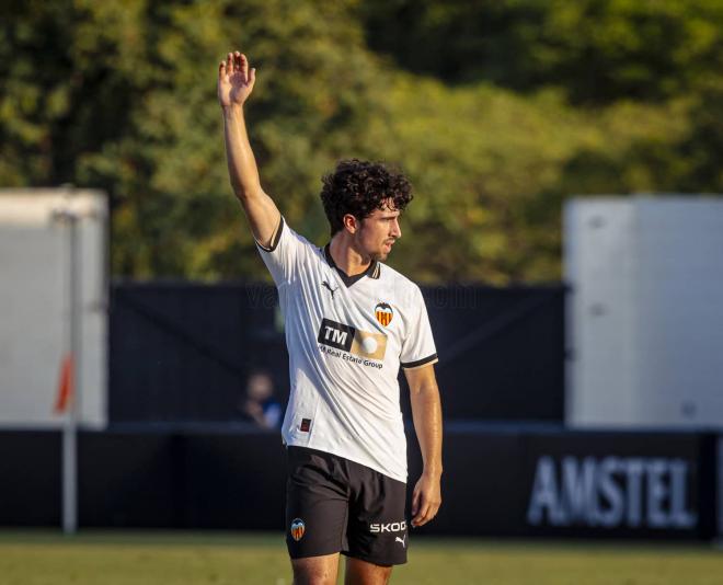 Hugo González ante el Nottingham (Foto: VCF)