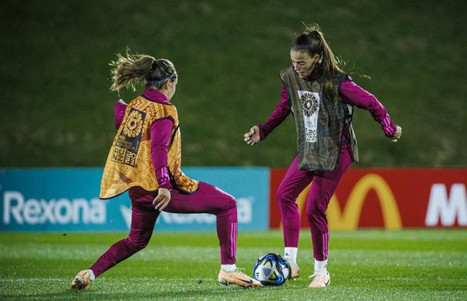 España se ejercita con la vista puesta en el debut en el Mundial Femenino. Fuente: SeFutbol.