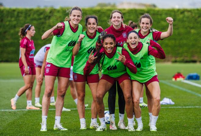 La selección española durante los últimos entrenamientos previos al Mundial 2023 (Foto: Selección Fútbol Femenino)