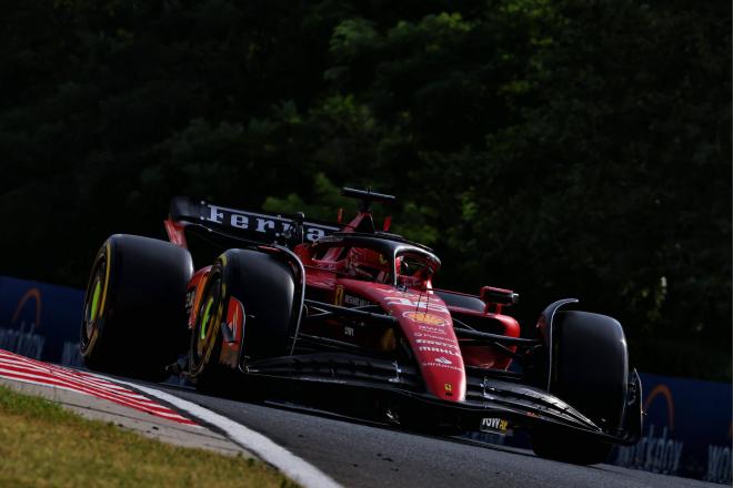 Charles Leclerc, en los libres del GP de Hungría (Foto: Cordon Press).