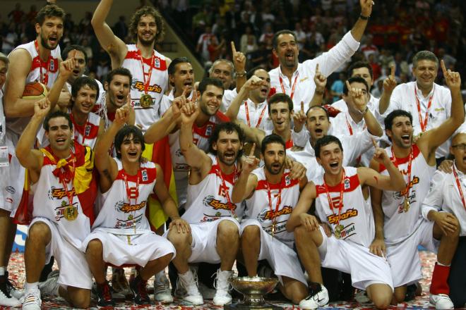 Final Eurobasket 2009 España - Serbia, 'La Roja' campeones de la medalla de oro. (Foto: Cordon Press)