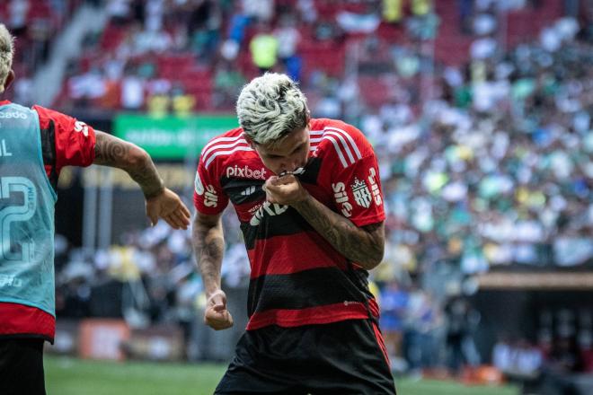 Pedro Guilherme, jugador del Flamengo. Fuente: Cordon Press.