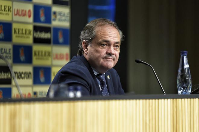 Jokin Aperribay, presidente de la Real Sociedad (Foto: Giovanni Batista).