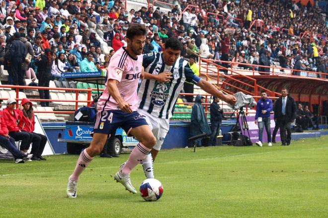 Lance del amistoso entre Pachuca y Real Oviedo (Foto: ROV).