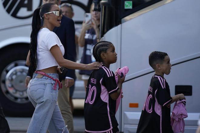 Kim Kardashian saliendo del partido del Inter de Miami (Cordon Press)