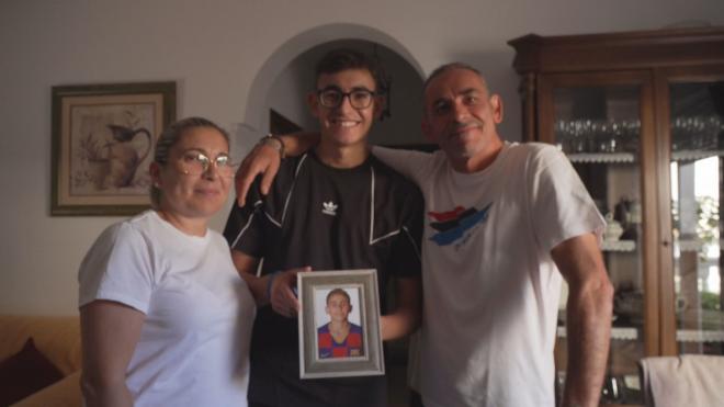 La familia de Fermín López, la estrella de la pretemporada del Barça-