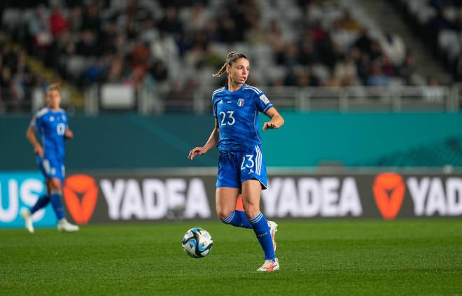 Cecilia Salvai, jugadora de Italia durante el Mundial Femenino. Fuente: Cordon Press.