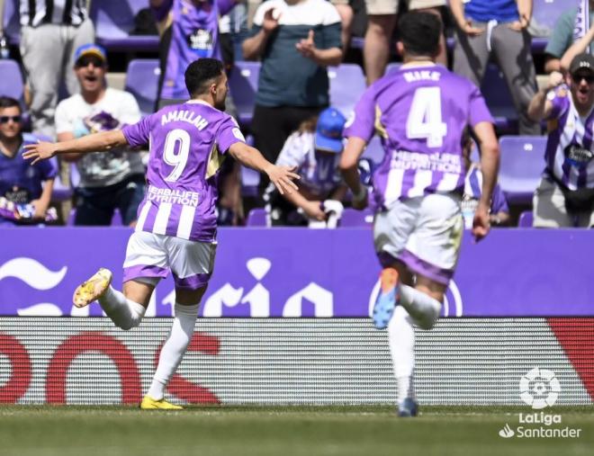 Selim Amallah celebra su gol ante el Mallorca (Foto: LaLiga)