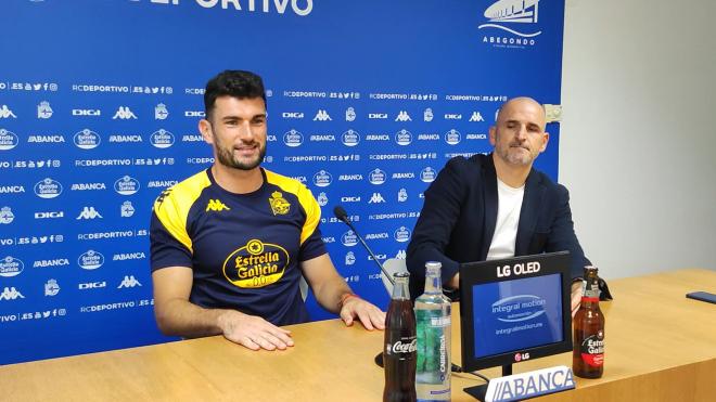 Rueda de prensa de presentación de Pablo Vázque (Foto: RCD).