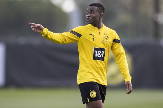 Youssoufa Moukoko, jugador del Borussia Dortmund. Fuente: Cordon Press.