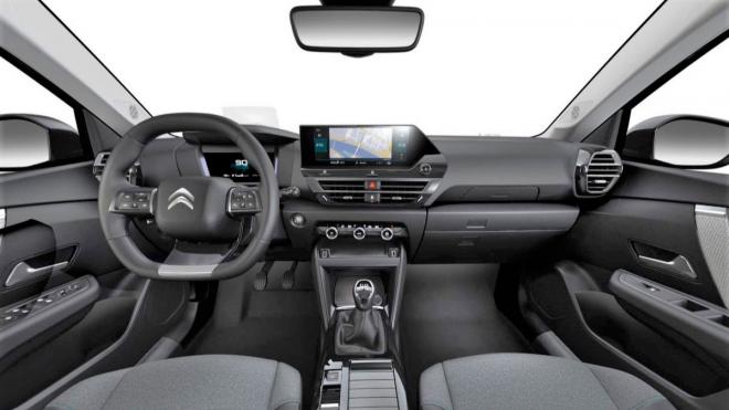 Aspecto general del interior del Citroën C4.